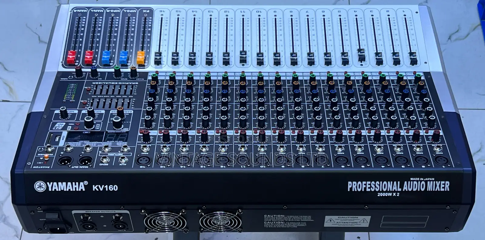Powered Mixer Kv160 -16 Channel Mixer With Usb Bt