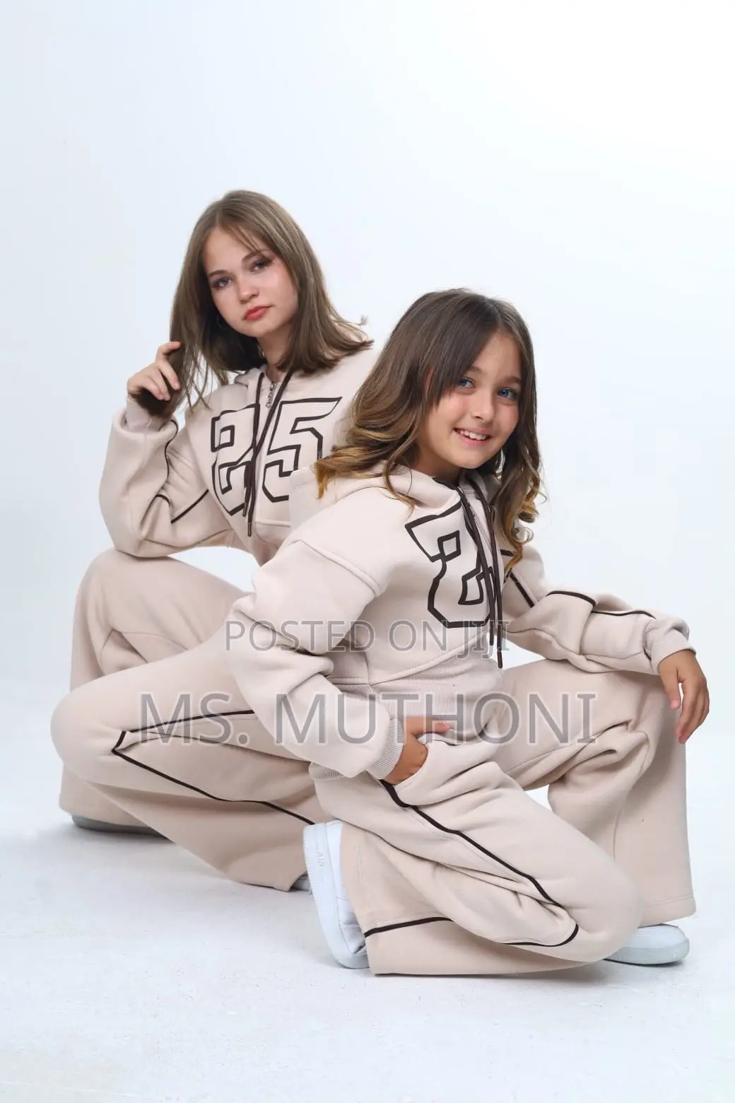 Girls Fashion Turkey  Clothing Sets 2 Piece Warm With Wide Legs