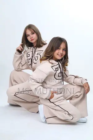 Girls Fashion Turkey  Clothing Sets 2 Piece Warm With Wide Legs