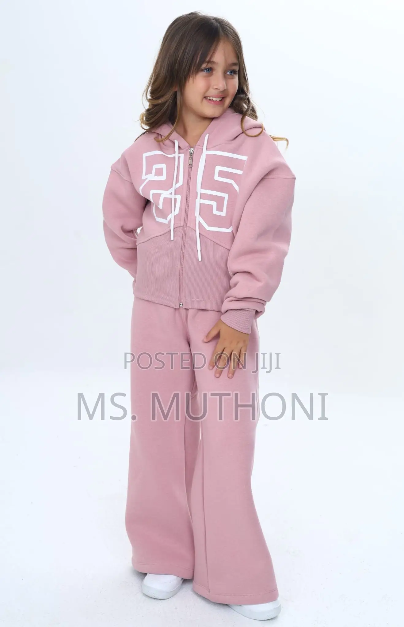 Girls Fashion Turkey  Clothing Sets 2 Piece Warm With Wide Legs