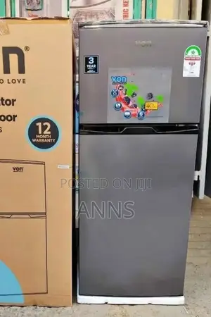 Von 175 Litres Two Door Refrigerator (Grey Body)