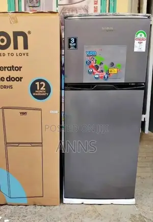 Von 175l Double Door Refrigerator (Grey Body)