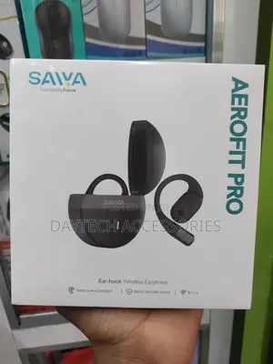 Saiya Aerofit Pro Ear-Hook Wireless Earbuds - Black