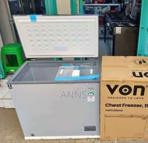Von 198 Litres Chest Freezer (Grey Body) VRT