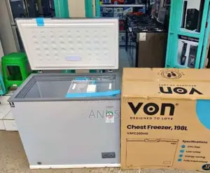 Von 198 Litres Deep Freezer (Grey Body) VRT