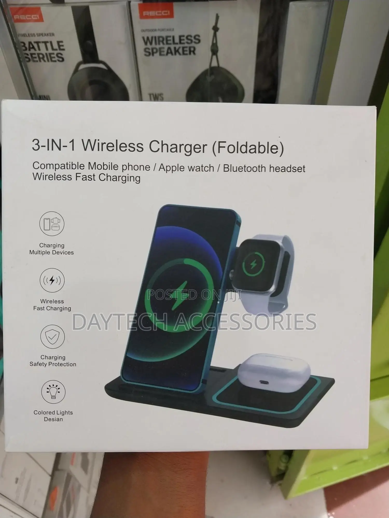 3-in-1 Foldable Magnetic Wireless Charger
