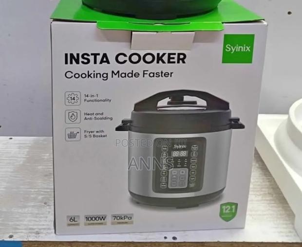 Syinix Insta Electric Pressure Cooker ( 14 in 1 Functionality) - main view