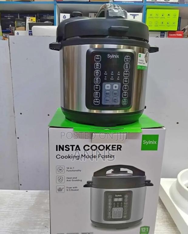 New Syinix Insta Electric Pressure Cooker ( 14 in 1 Functionality)