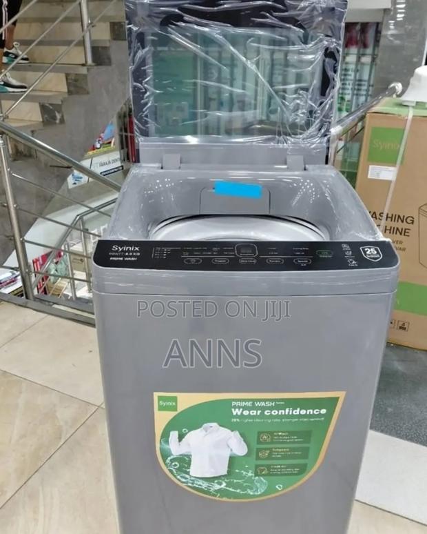 Syinix 8kgs Full Auto Top Load Washing Machine Syn - main view