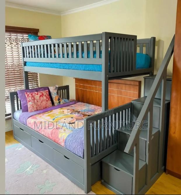 Modern Bunk Bed Double Decker Beds With Drawers in Kenya - thumbnail 2