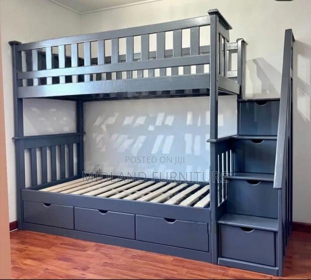 Modern Bunk Bed Double Decker Beds With Drawers in Kenya - thumbnail 3