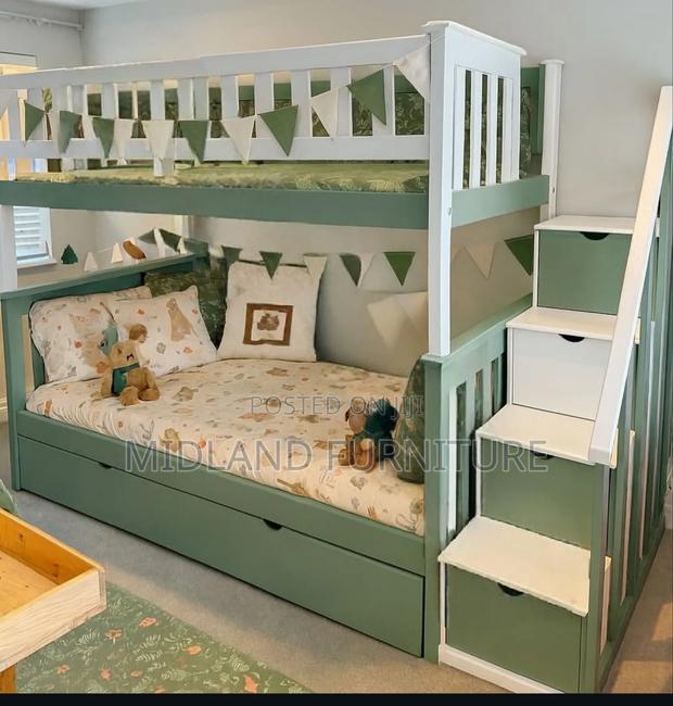 Modern Bunk Bed Double Decker Beds With Drawers in Kenya