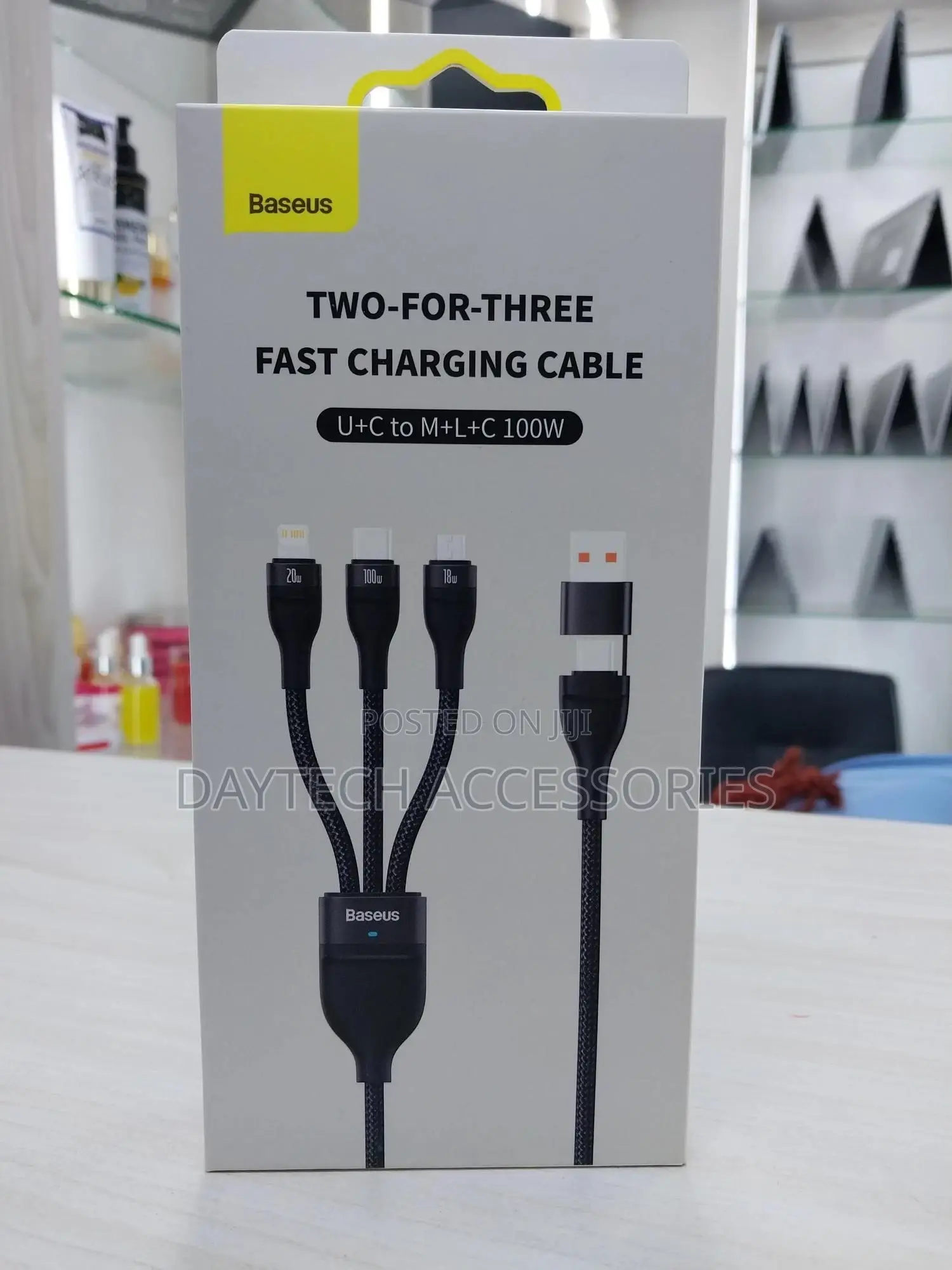 Baseus Flash Series Two-for-Three Cable 100w Fast Charging Multi-Cable