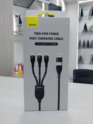 Baseus Flash Series Two-for-Three Cable 100w Fast Charging Multi-Cable