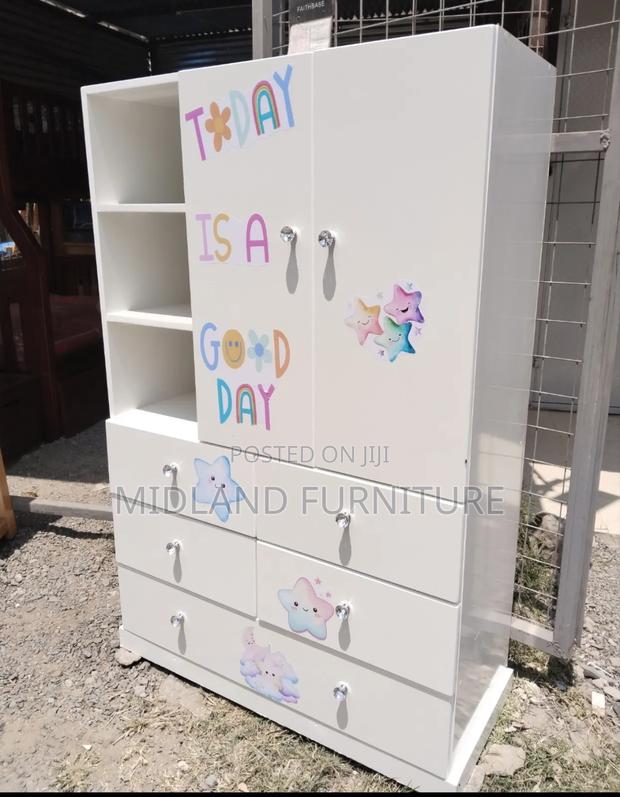Children Mini Wardrobe With Drawers - main view