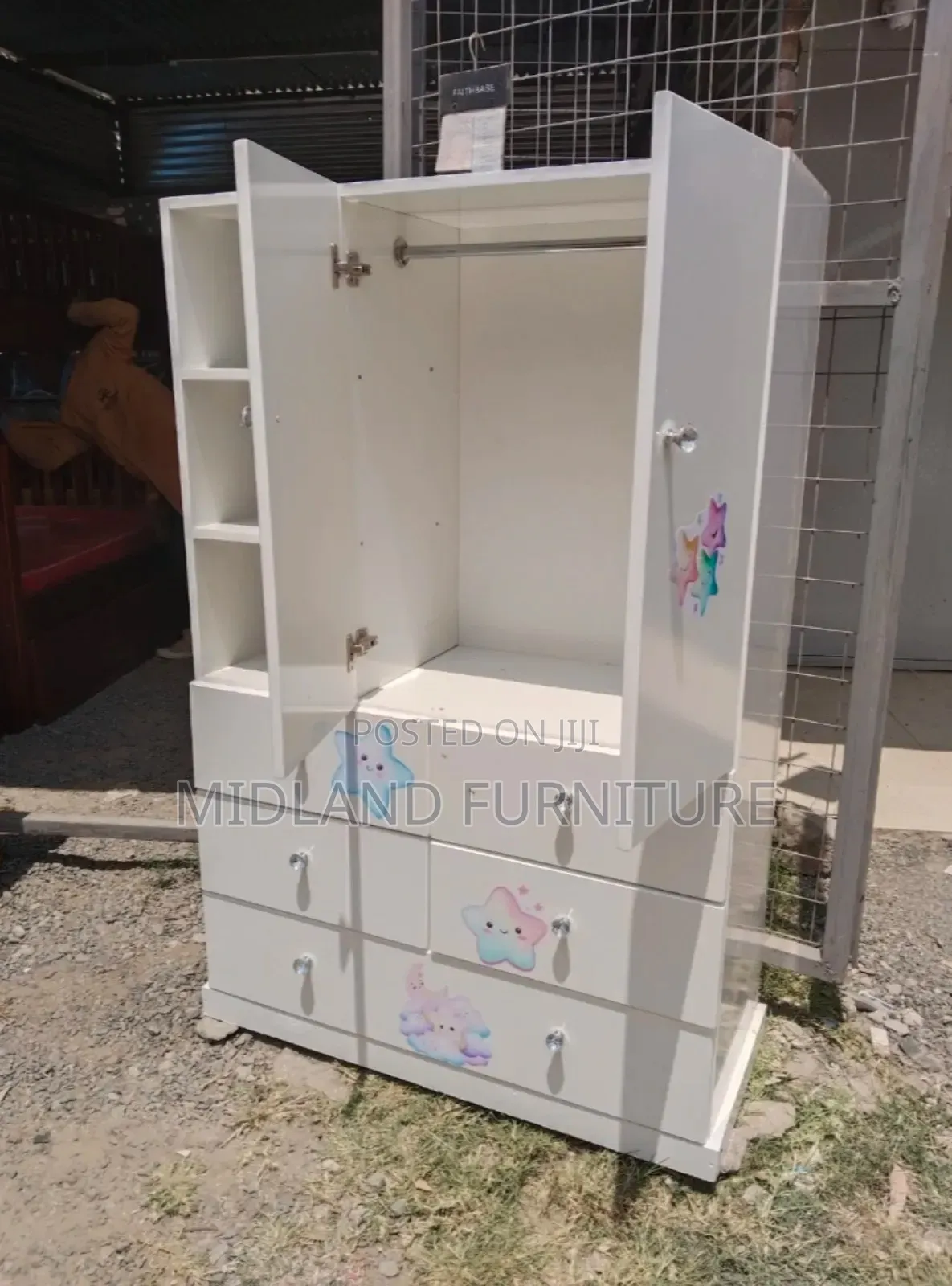 Children Mini Wardrobe With Drawers