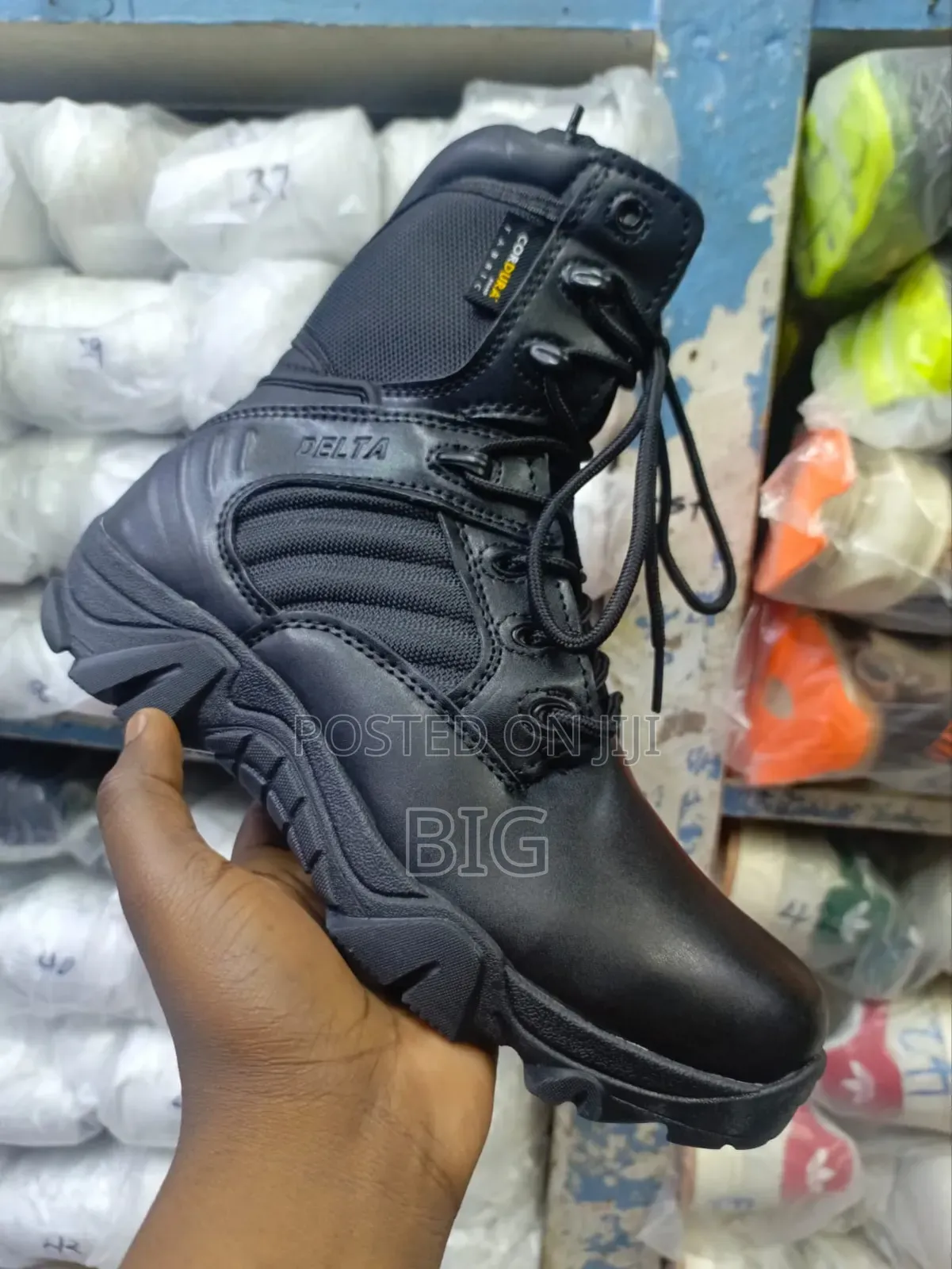 Delta Black Boots