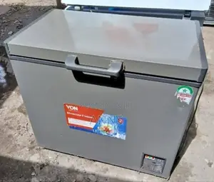 Von 250 LTRS Chest Deep Freezer (With Grey Body)