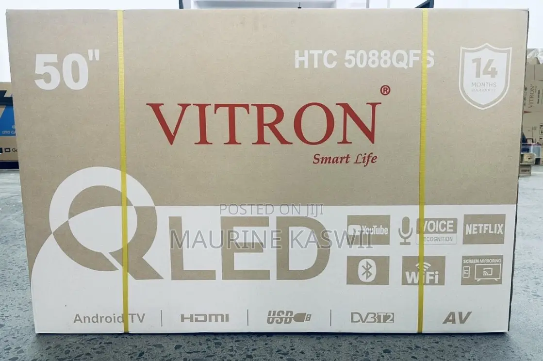 Vitron 50” Inch Qled Uhd Frameless