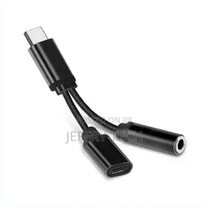 2-in-1 Usb Type C Adapter With 3.5mm Jack 20v 2.25a Output Otp Protec