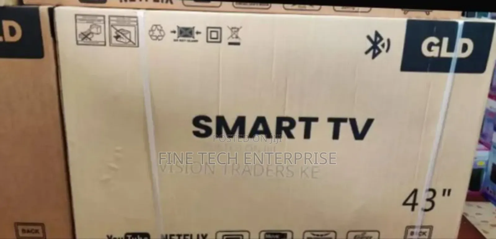 GLD 43 Tv Smart Android Tv Frameless With Bluetooth