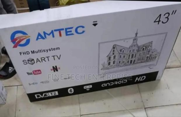 Amtec 43 Smart Android Tv Frameless With Bluetooth