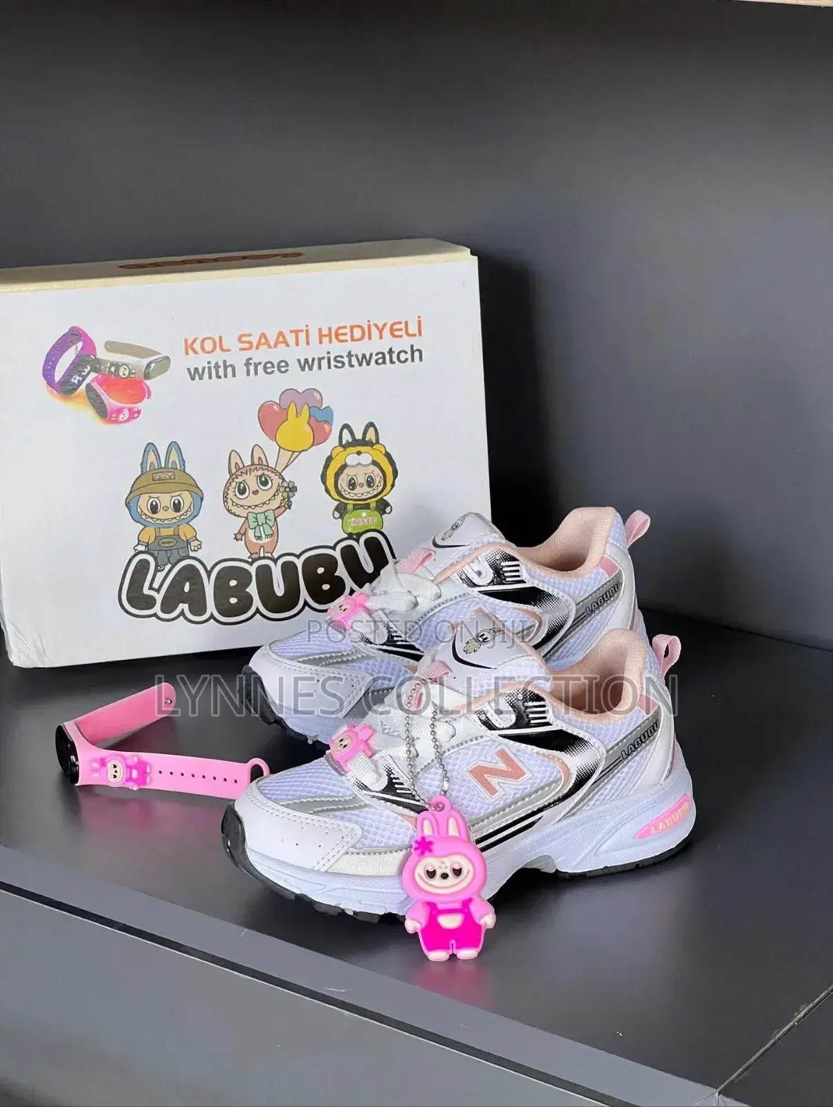 Kids New Balances X Labubu ,Kids Nb Sizes 25-35