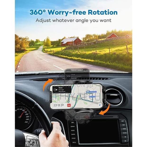 Go-Des Car Mobile Holder, 360 Degree Rotation Adjustable Mobile Stan - thumbnail 4