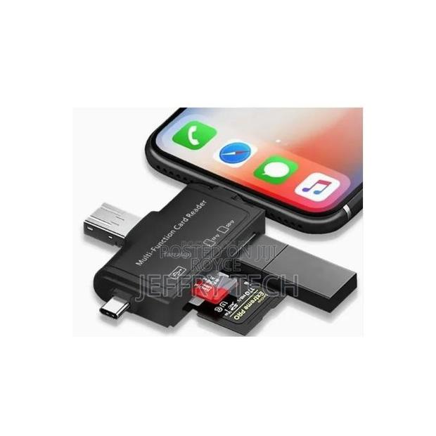 Usb-C/Usb-a/Lightning Card Reader – Sd Microsd, Plug-and-Play, Ot - thumbnail 3