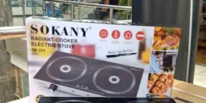 Supper Fast Sokany Infrared Cooker Double Plate