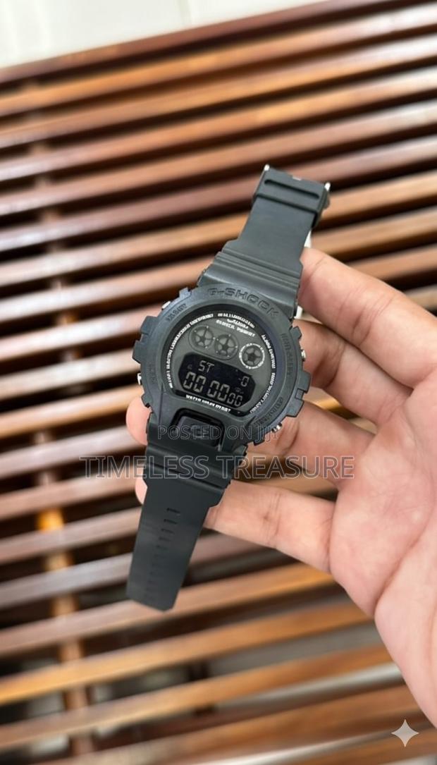 G-Shock Dw-6900bb-1dr Black Resin Digital Watch