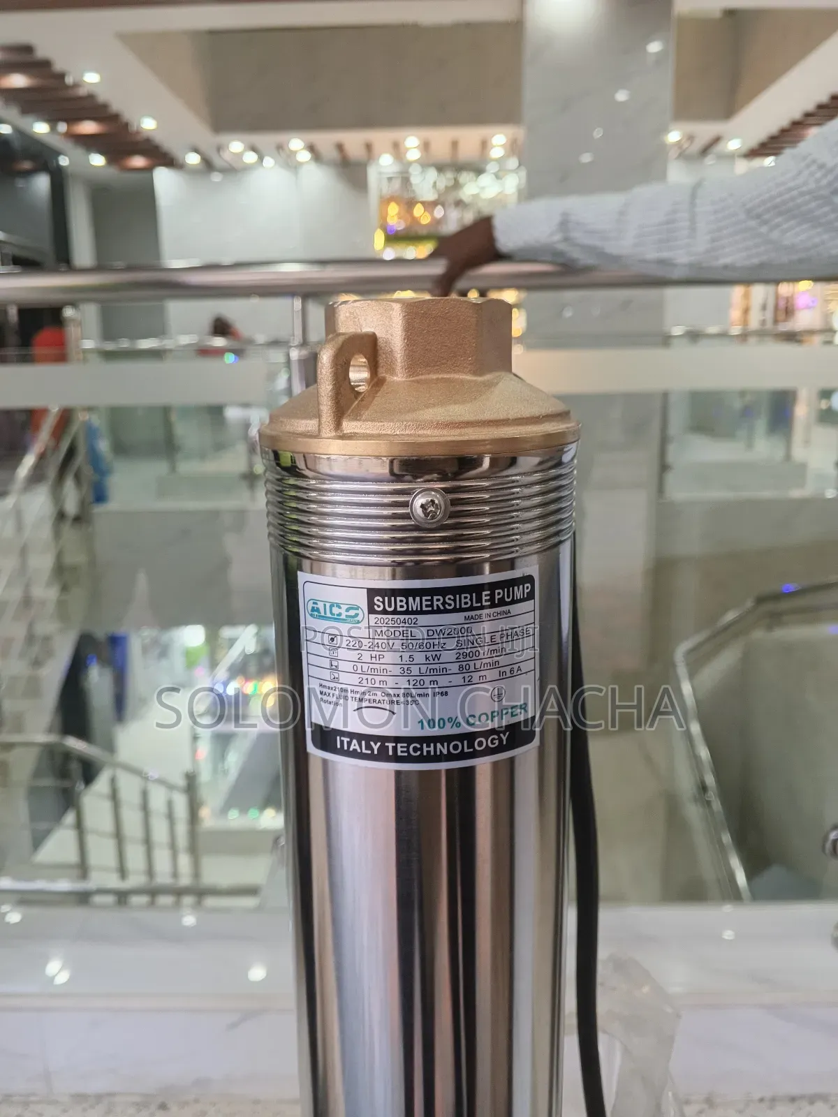 Aico 2hp 210m 1.5kw Submersible Pump  Best Quality