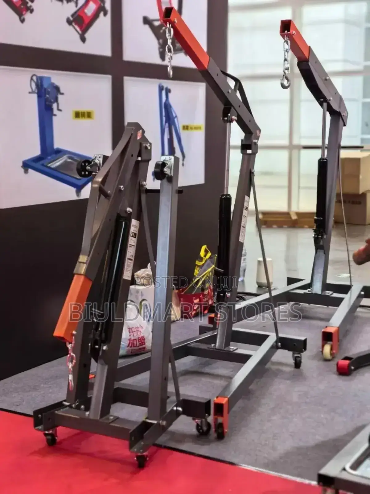 2t Manual Pump Hydraulic Crane
