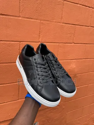 Lacoste Black Leather Men Casual Shoes