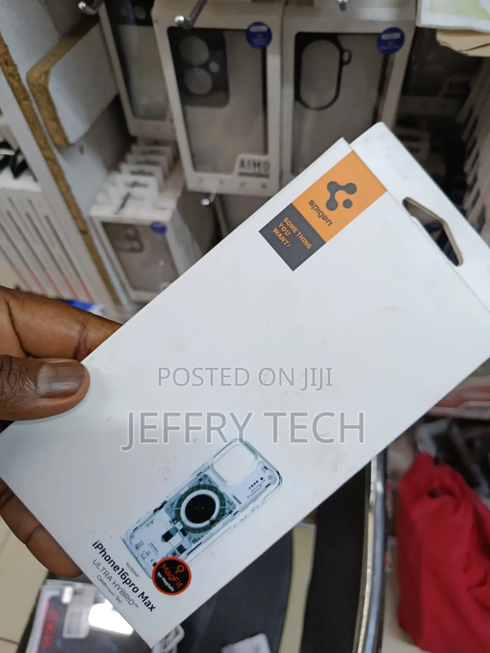 Azxer Spigen Hybrid Magfit Digital Printing Case for iPhone 16 Pro Max