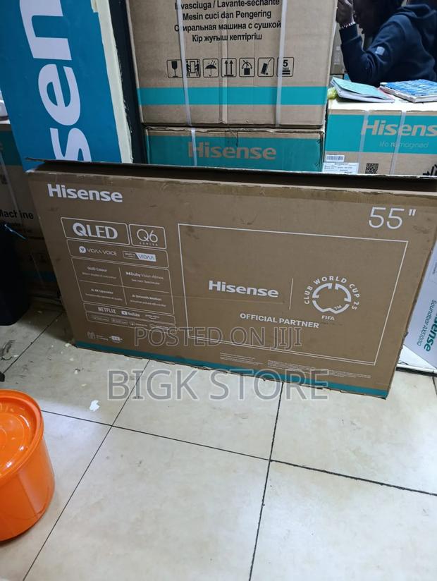 Hisense 55" Frameless Tv ,Qled+ Usb, Bluetooth - thumbnail 3
