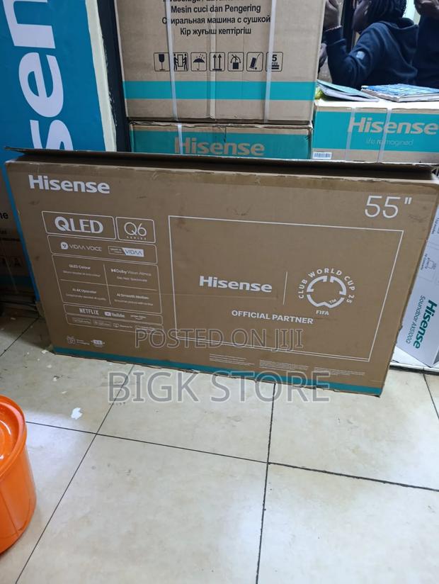 55" Smart Android Frameless Tv + 1 Year Warranty - main view