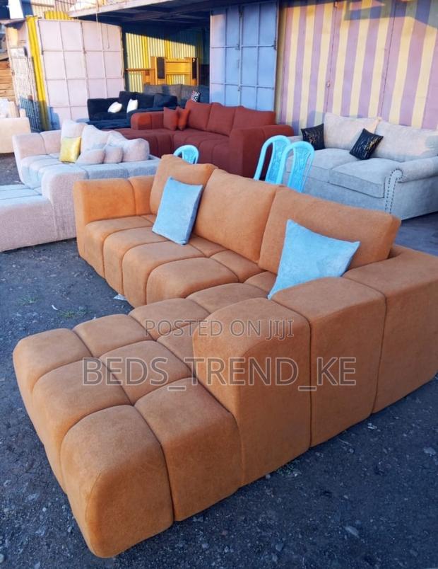 Ultra-Cozy New Bubble L Sofa 6 Seater