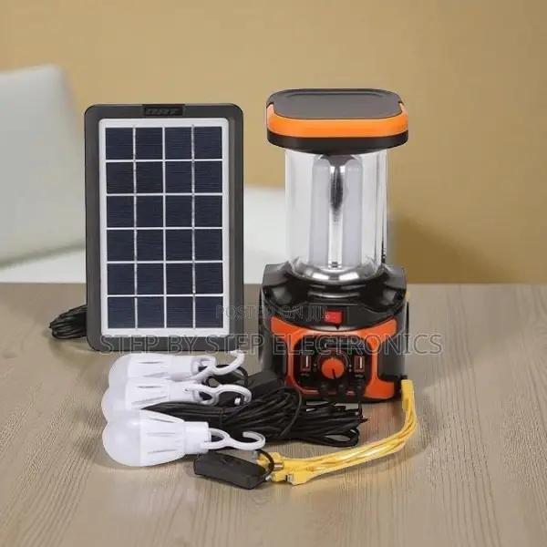 Portable Solar Lighting With Lithium Battery, Mp3 and Fm Radio