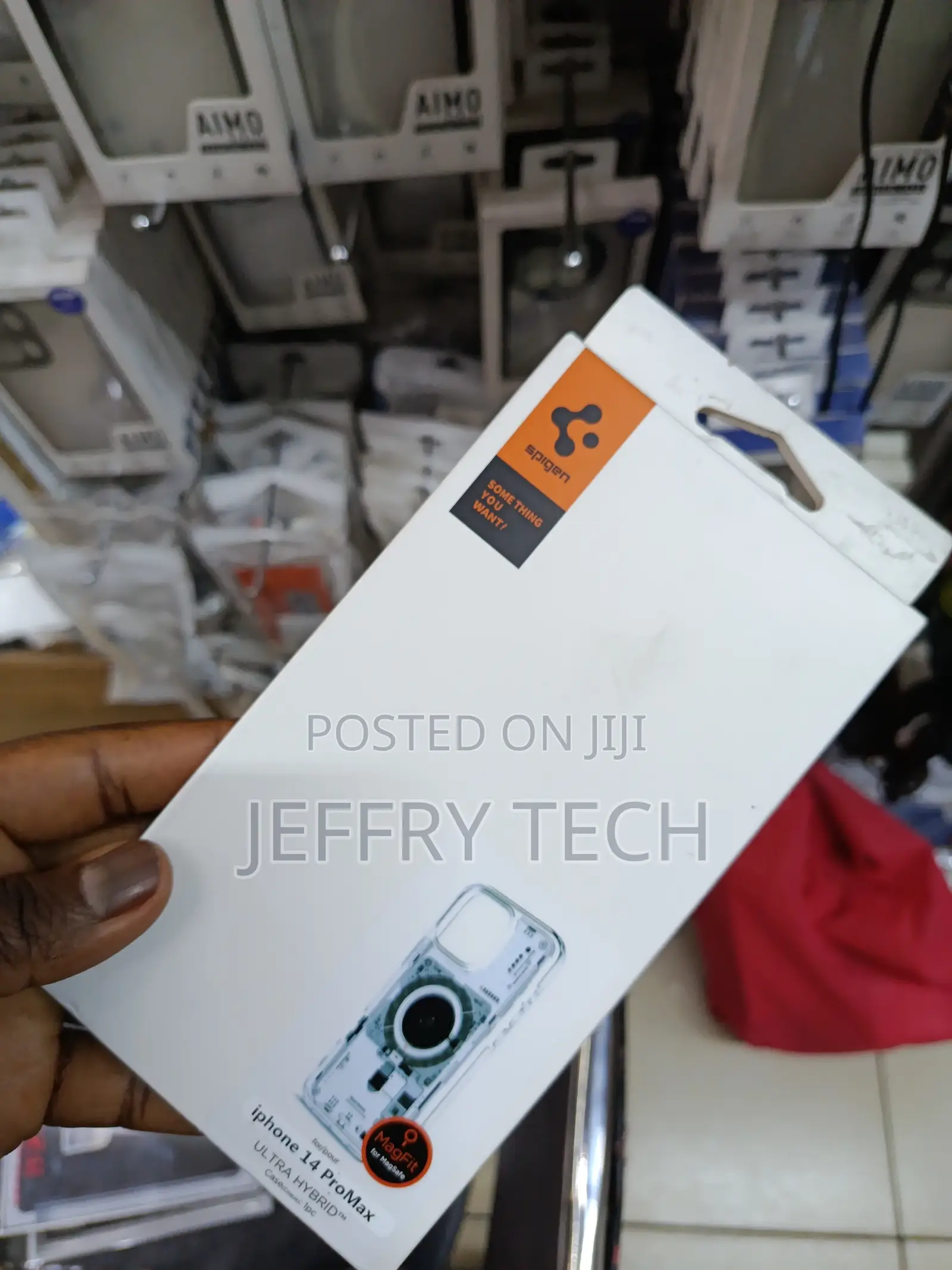 Ombe Spigen Ultra Hybrid Magfit Printing Case for iPhone 14 Pro