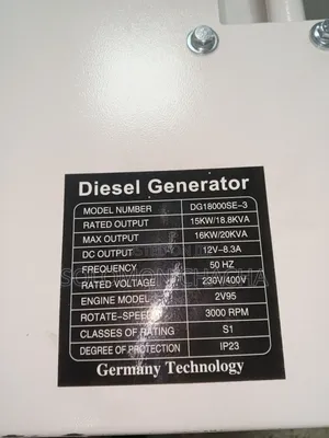 Pulsar 20kva Double Piston 400v Three Phase Diesel Generator