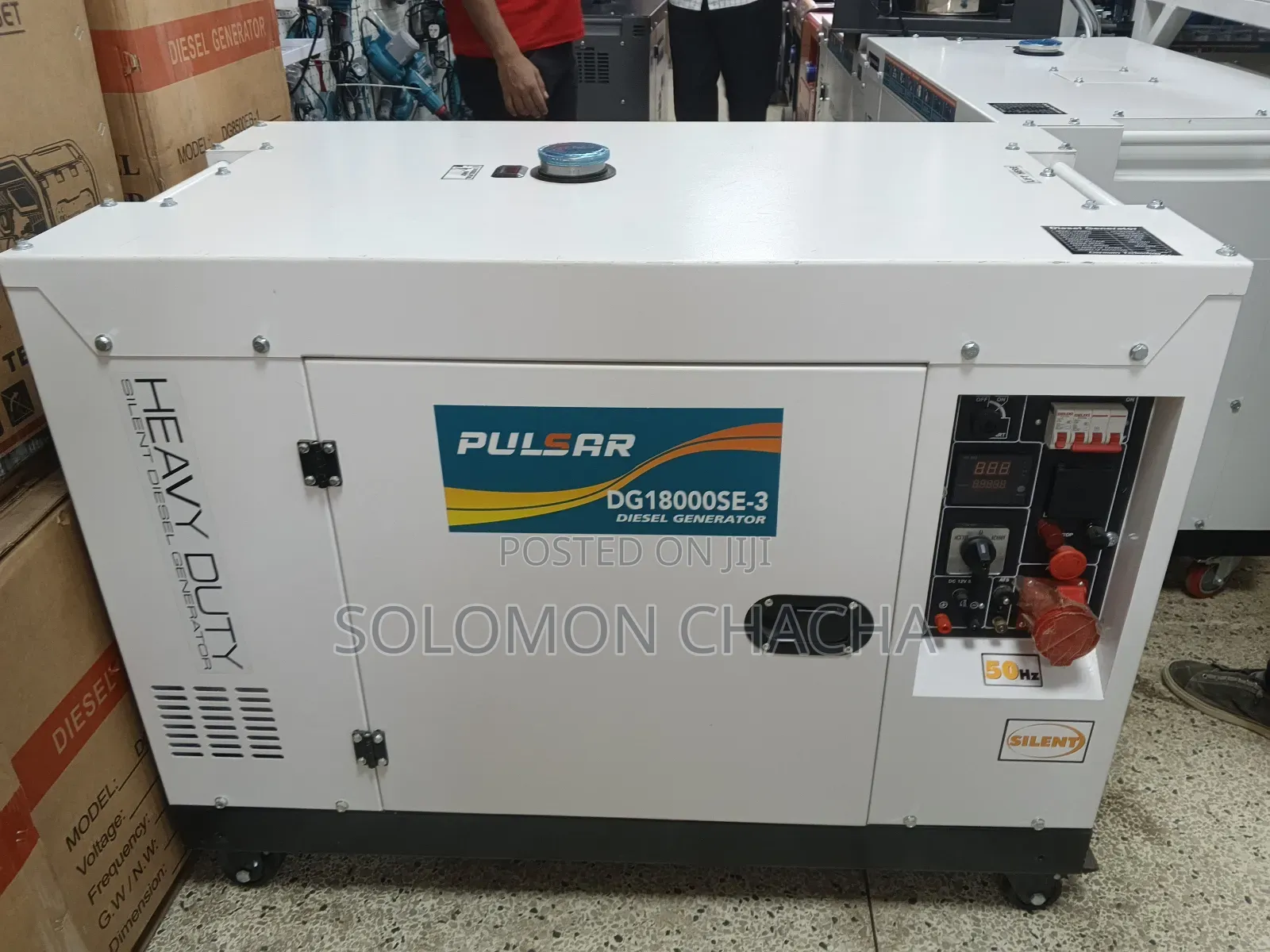 Pulsar 20kva Double Piston 400v Three Phase Diesel Generator