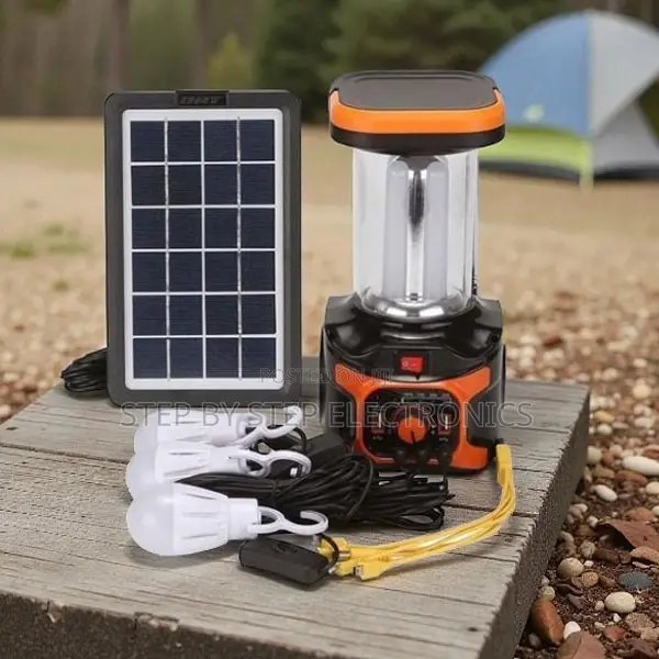 Solar Lighting System With Mp3 Player, Torch and Usb Ports