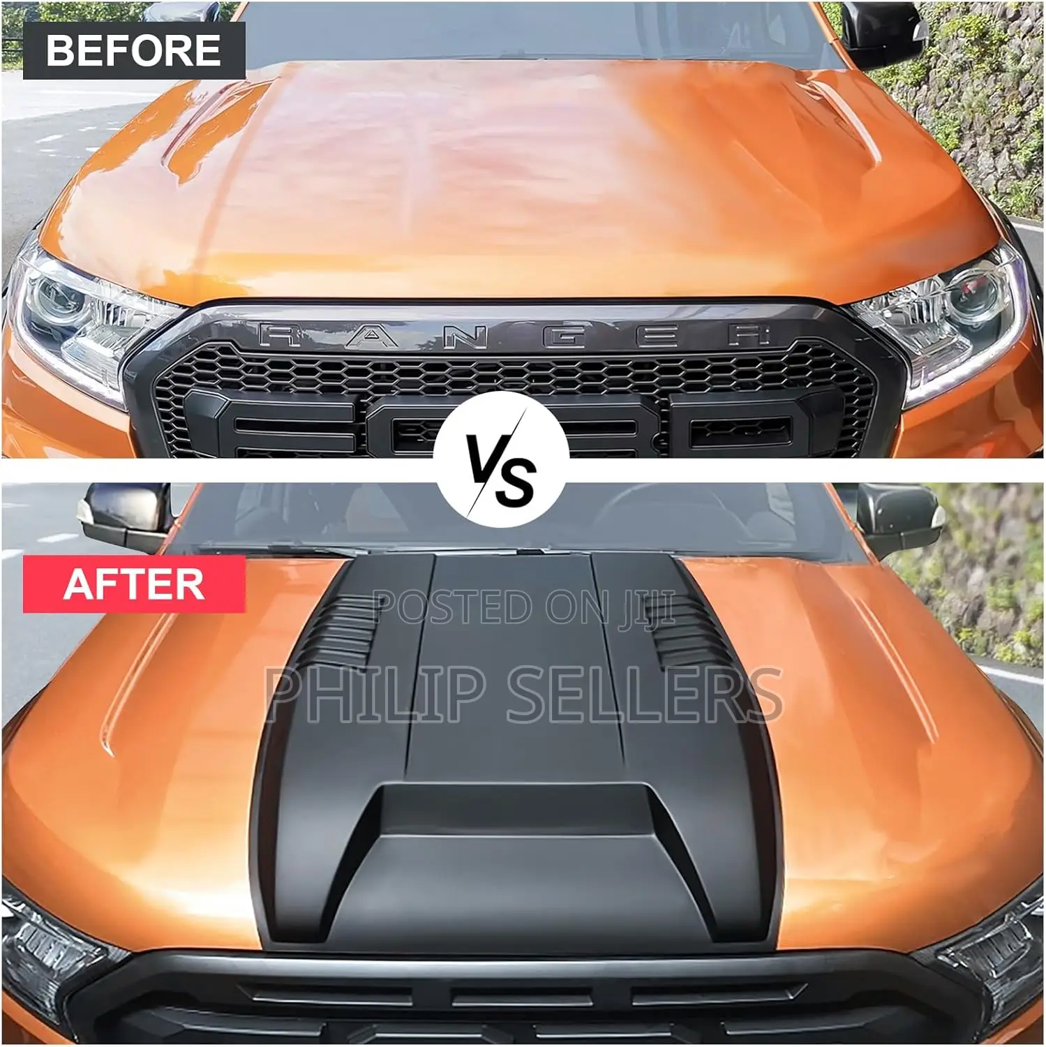 Hood-Scoop for Ford-Ranger-Accessories