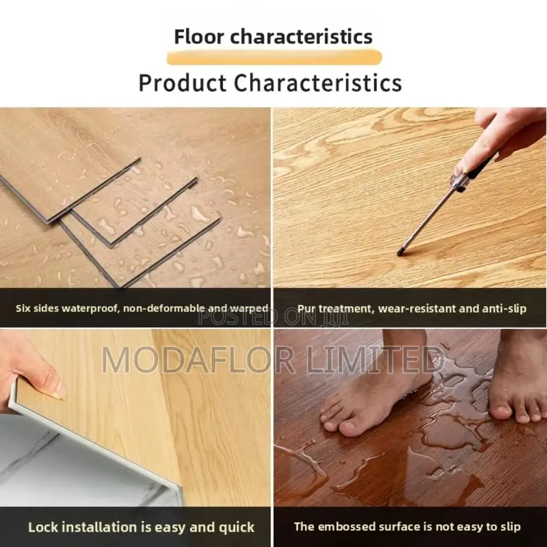 Scratch Resistant Wood Style Flooring SPC
