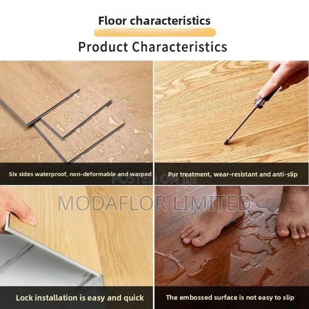 Scratch Resistant Wood Style Flooring SPC - main view