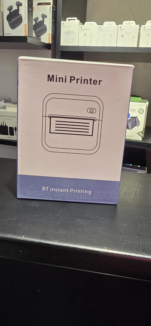 Bt Instant Printing Portable Mini Thermal Printer