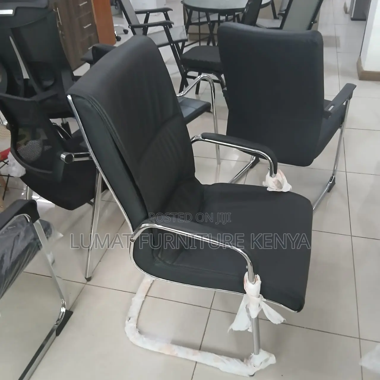 High Back Leather Office Executive Visitors Seat