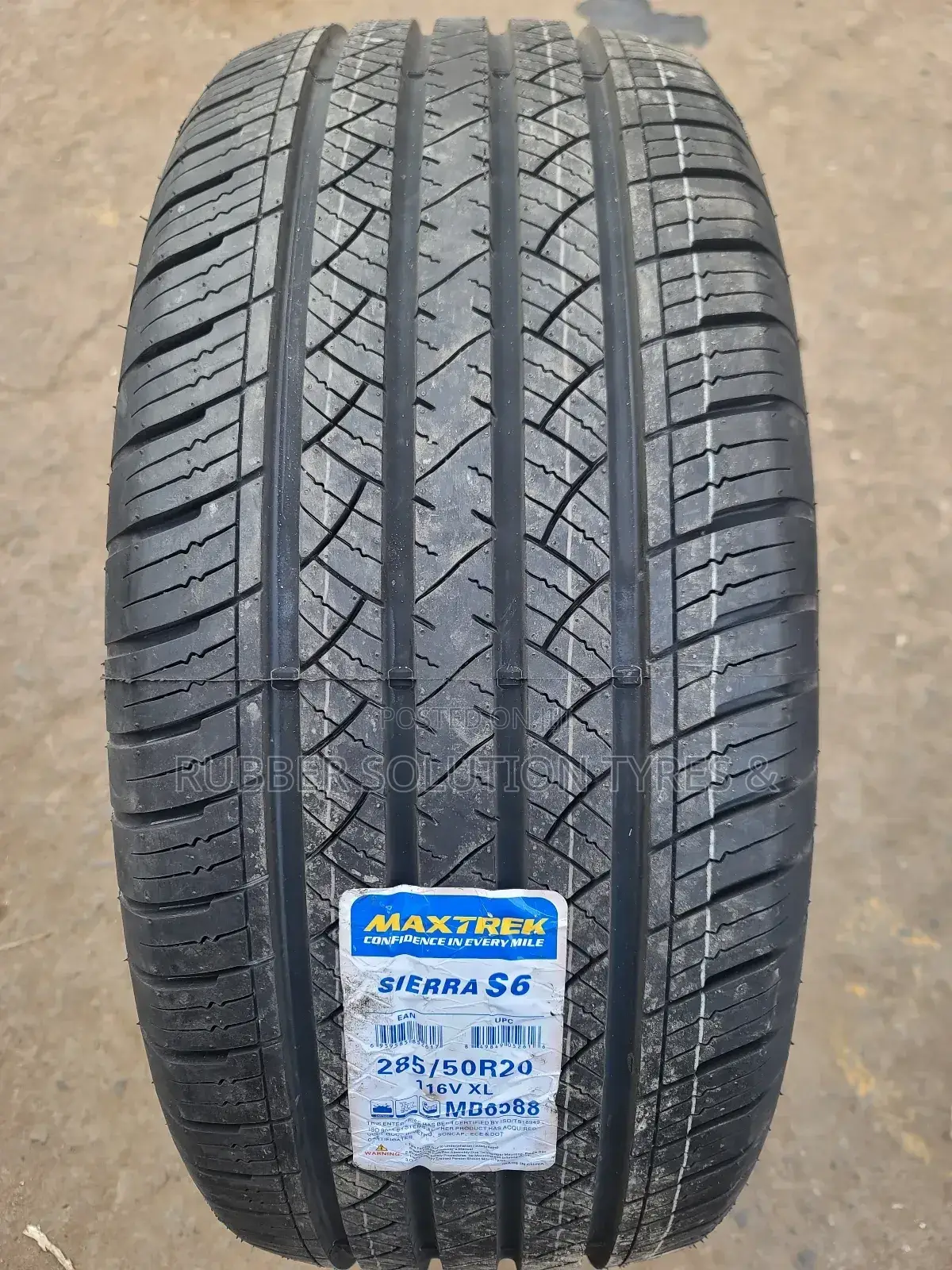 285 /50 R20 Maxtrek Tyres 116v X/L Sierra S6 [Highway ]
