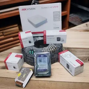 4 Hikvision 2mp Full Hd Security Cameras Kit Cloud Backup DVR Ready